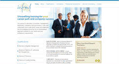 Desktop Screenshot of infront-training.com.au